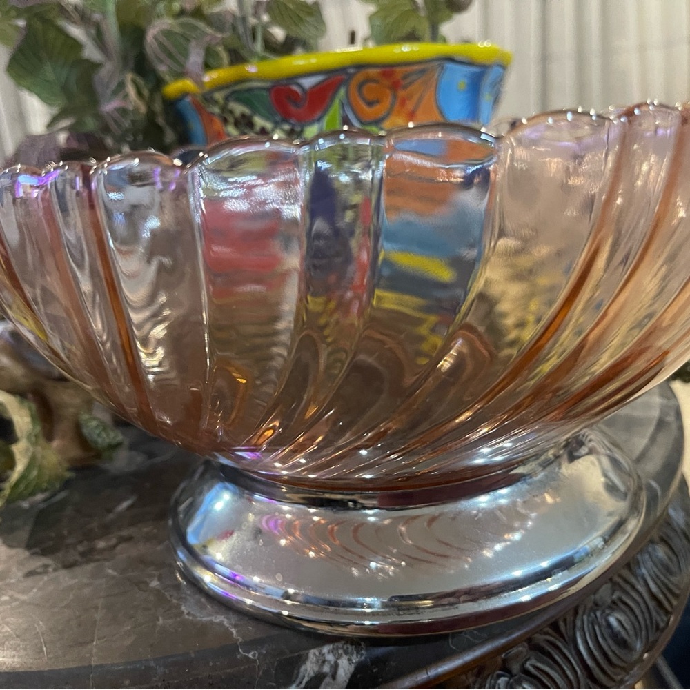 Sale! Iridescent Glass Bowl by arcoroc france